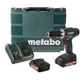 Metabo Sb18Li 18V Combi Drill 2 X 2Ah Li Batteries,Charger,Bits,Case 602190510