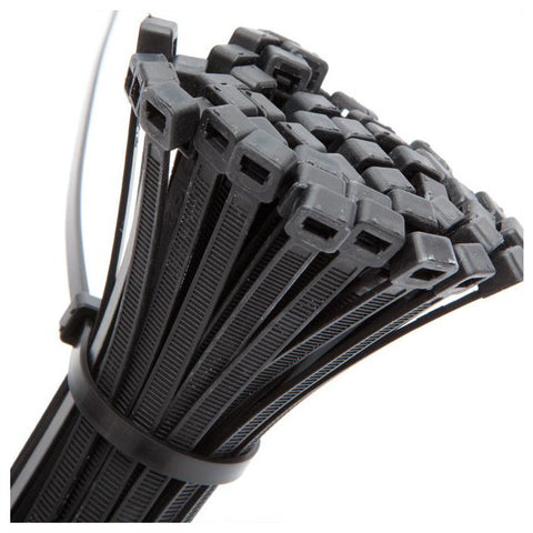 Cable Ties - 100 X High Quality Nylon Cable Ties - 300 X 4.8mm Reliable Durable