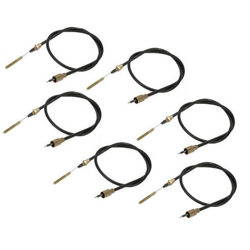 6 X 2130mm/2340mm Threaded Brake Cable - Suits Knott Ifor Williams Trailer