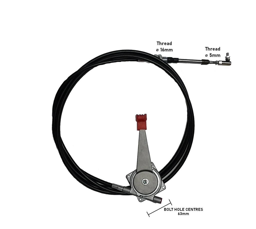 10M Throttle Cable Assembly - Suits Machines Under 10 Ton