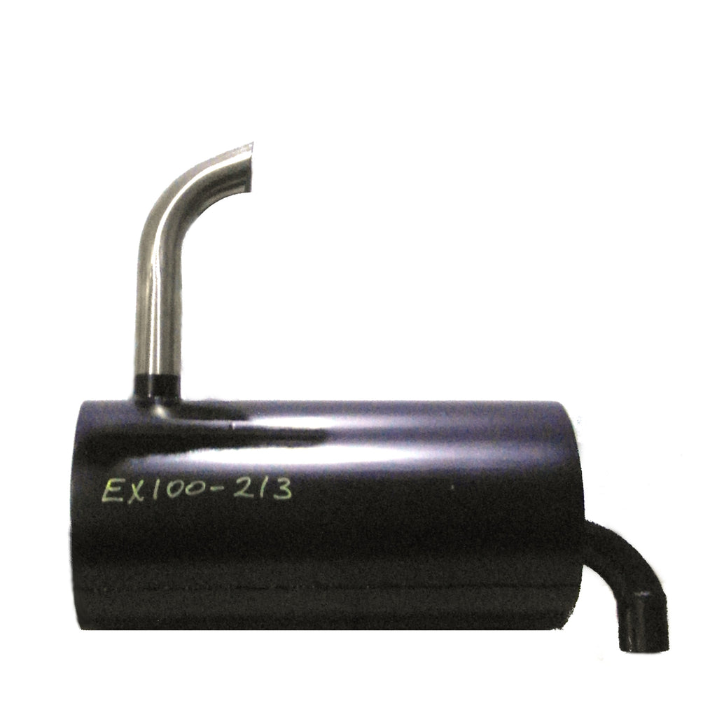 Hitachi Ex100 -2 -3 Exhaust - Silencer Box/Muffler With Stainless Steel Outlet