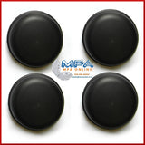 Set Of 4 75mm Push In Black Hub Cap Grease Dust Trailer Covers Knott - MPA Spares