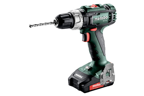 Metabo SB18L 18V Hammer Drill, 2 x 2.0Ah Li Batteries, Charger & Case - 602317500