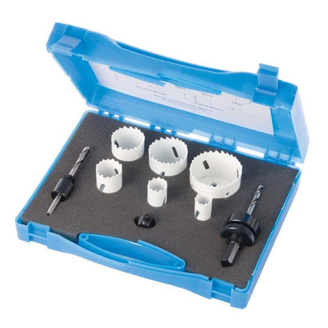 Jefferson 9Pc Electricians Hole Saw Cutter Set 16, 20, 25, 32, 40, 51mm