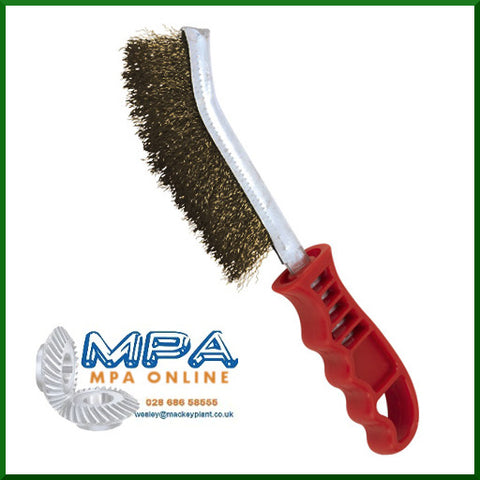 Hand Steel Wire Brush For Heavy Duty Cleaning With Durable Plastic Handle - MPA Spares