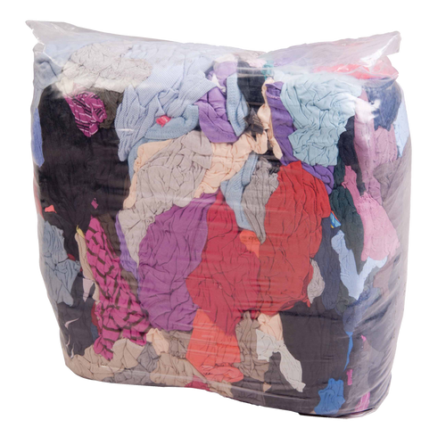 9Kg Bag Of Cleaning Wiping Mixed Rags - Workshop Garage Clean Wipe